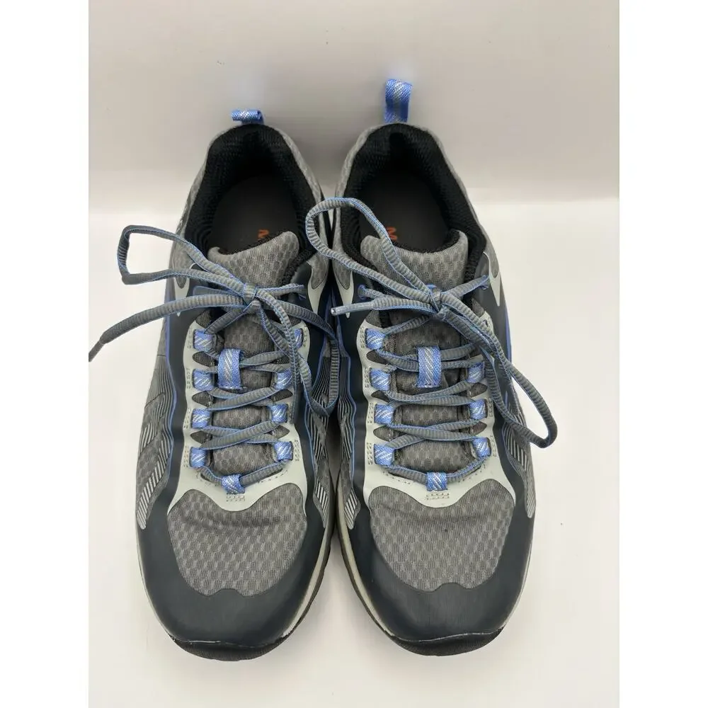 Merrell Siren Edge 3 Hiking Gray And Blue Sneakers Women Size 8.5